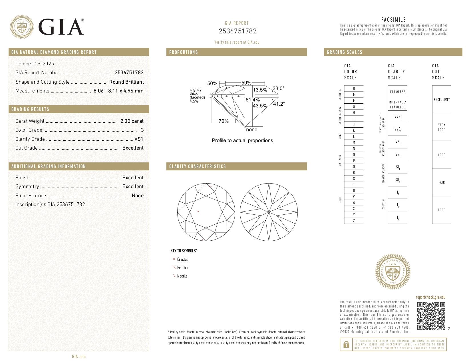 GIA Certified 4.03 Carat Round Brilliant Cut G Color Diamond Studs Earrings In New Condition For Sale In Chicago, IL