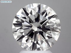 GIA Certified 4.01 Carat Round Cut Natural Diamond I SI1 Excellent Cut