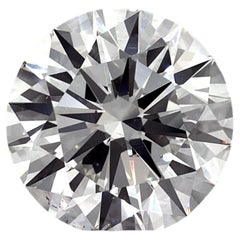 GIA Certified 4.01 Carat Round Cut Natural Diamond I SI1 Excellent Cut