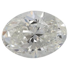Diamante ovale certificato GIA 4,01ct I SI2 sciolto o incastonato in un anello solitario Diamante ovale certificato GIA 4,01ct I SI2 sciolto o incastonato in un anello solitario