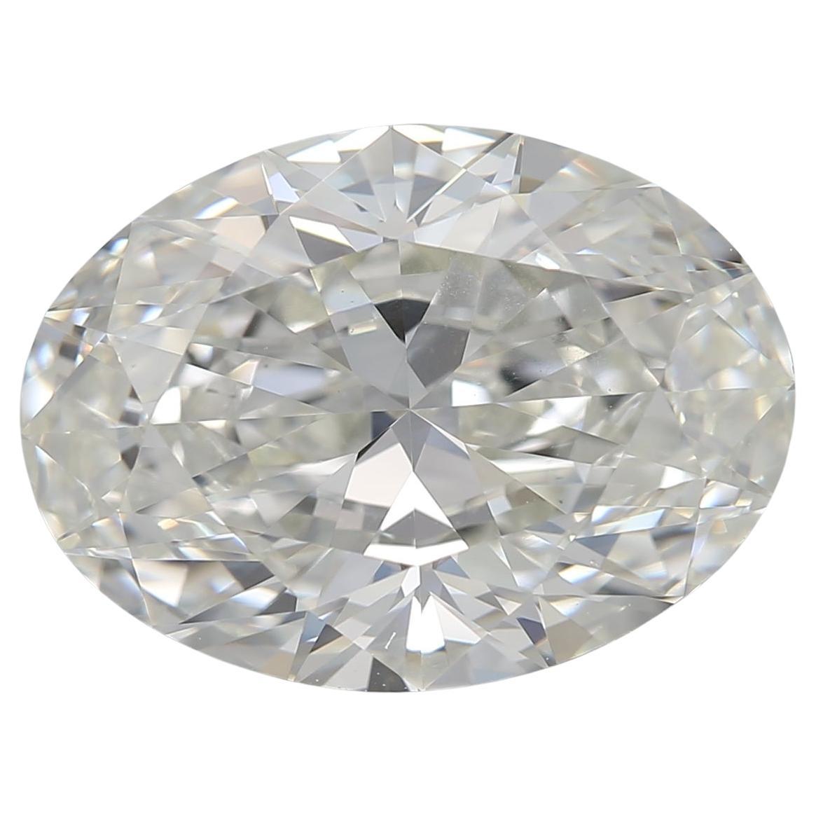 GIA zertifiziert 4,01ct I VS2 Oval Diamant lose oder in Solitär Ring gesetzt