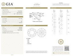 GIA Certified 4.01ct J VS2 Round Diamond Loose or Set in Solitaire Ring