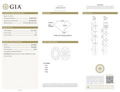 GIA zertifiziert 4,01ct Oval Diamant G VS2 lose oder in Solitär-Ring gesetzt