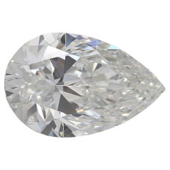 GIA Certified 4.01ct Pear Natural Diamond I SI2 Loose or Set in Solitaire Ring (diamant poire naturel I SI2 en vrac ou serti)