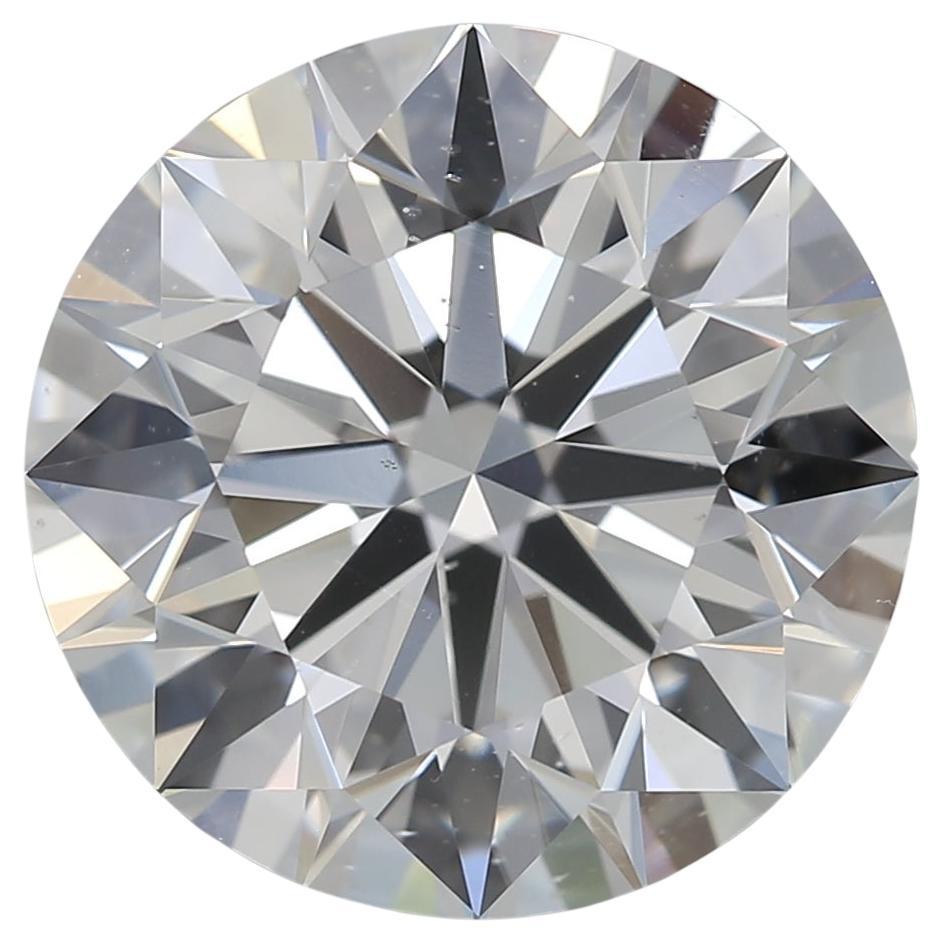 GIA zertifiziert 4,01ct runder Diamant I SI1 EX lose oder in Solitär Ring gesetzt