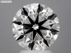 GIA Certificato 4,02 CT Diamante Naturale Taglio Brillante Rotondo K SI1 Taglio Molto Buono