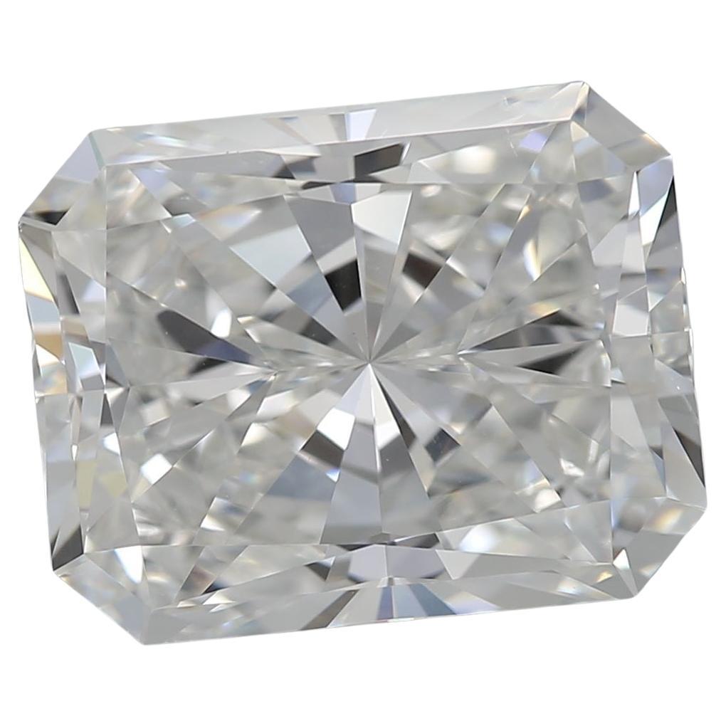GIA zertifiziert 4,02ct H VS2 Radiant Diamant lose oder in Solitär-Ring gesetzt
