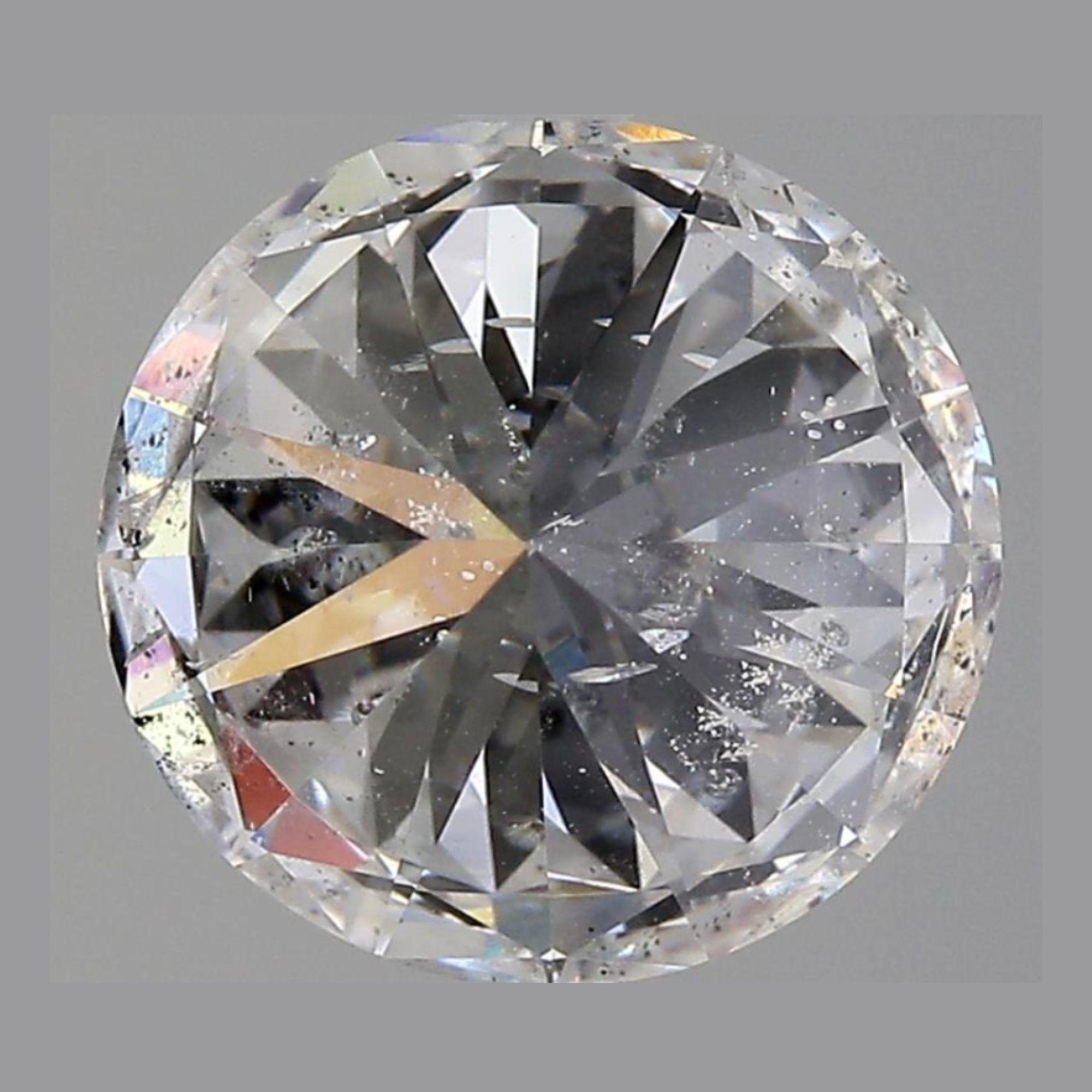 Ce diamant libre de 4,03 carats, certifié par le GIA, présente une taille ronde brillante de couleur D et des inclusions naturelles de pureté I1, ce qui en fait un choix impressionnant pour un solitaire ou une monture personnalisée. Une pierre