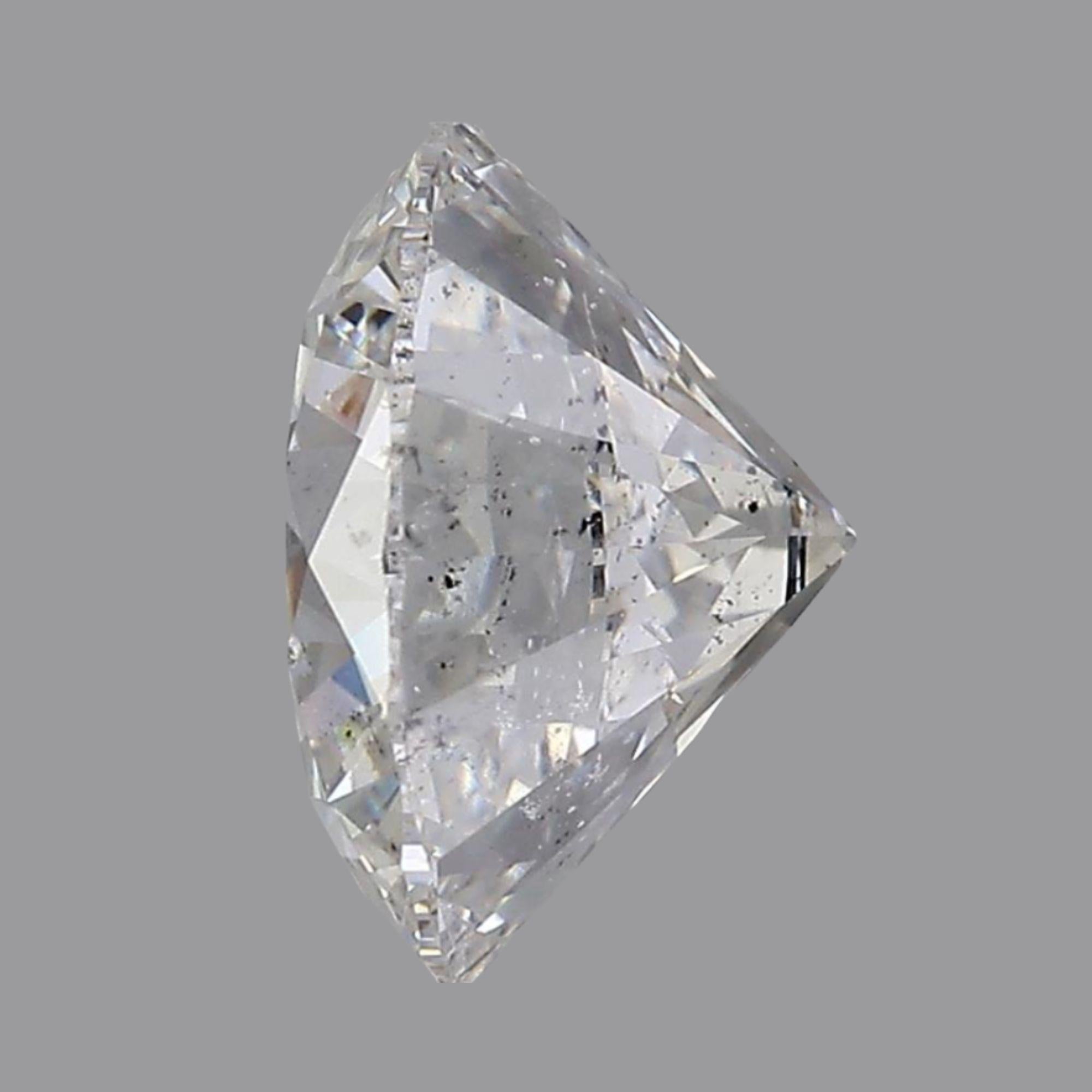 Taille brillant GIA Certified 4.03 Carat Round Brilliant Diamond D Color I1 Clarity Loose Stone (diamant rond brillant certifié GIA de 4,03 carats) en vente