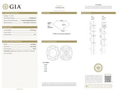 Diamante con taglio a cuscino certificato GIA 4,03ct I SI1 sciolto o incastonato in un anello solitario