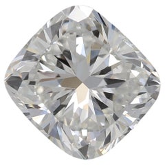 Diamante certificato GIA 4,03ct Cushion H VS2 sciolto o incastonato in un anello solitario