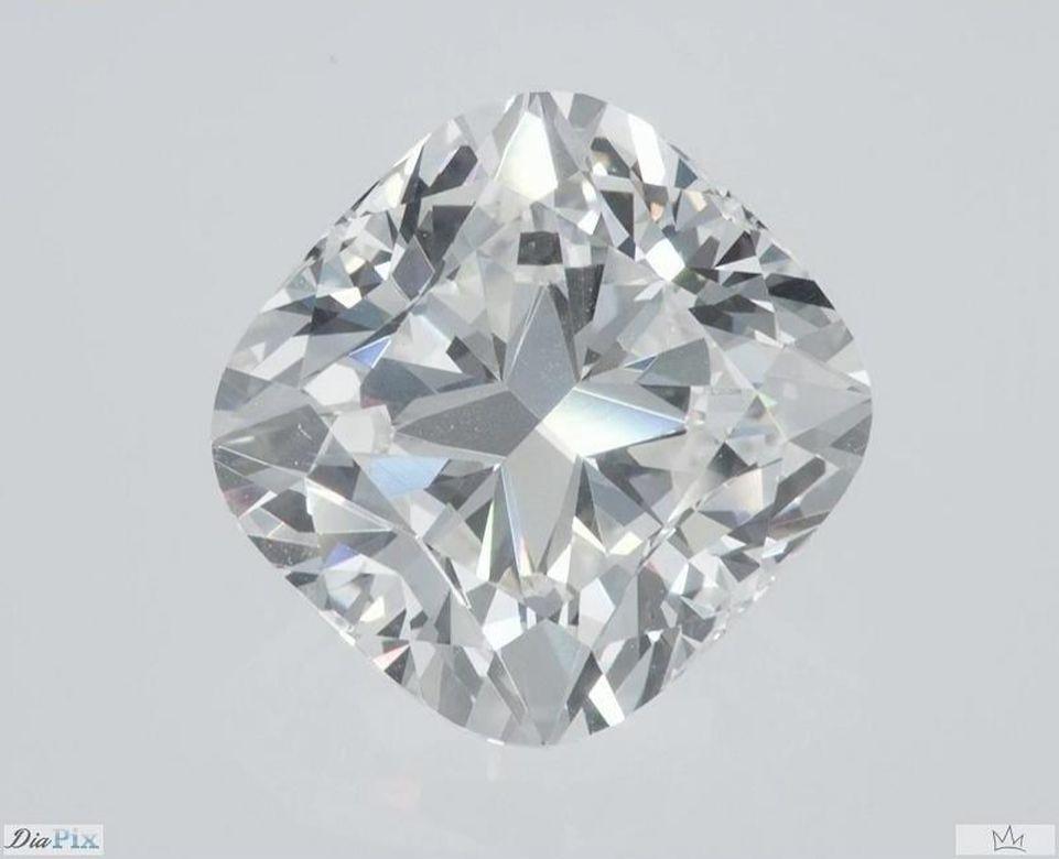 Taille coussin Diamant non serti taille coussin de 4,04 carats certifié GIA H / VS1 en vente