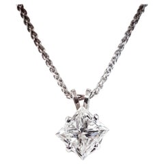 GIA Certified 4.05 Carat G VS1 Diamond Pendant