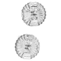 GIA Certified 4 Carat Heart Brilliant Cut Diamond Stud Earrings in Platinum