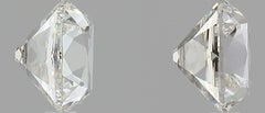 GIA-Certified 4.06 Carat Total Weight Old Mine Cut Loose Diamond Pair