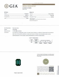 GIA Certified 4.07 Carat Emerald Cut Emerald Diamond 3 Stone Ring in Platinum