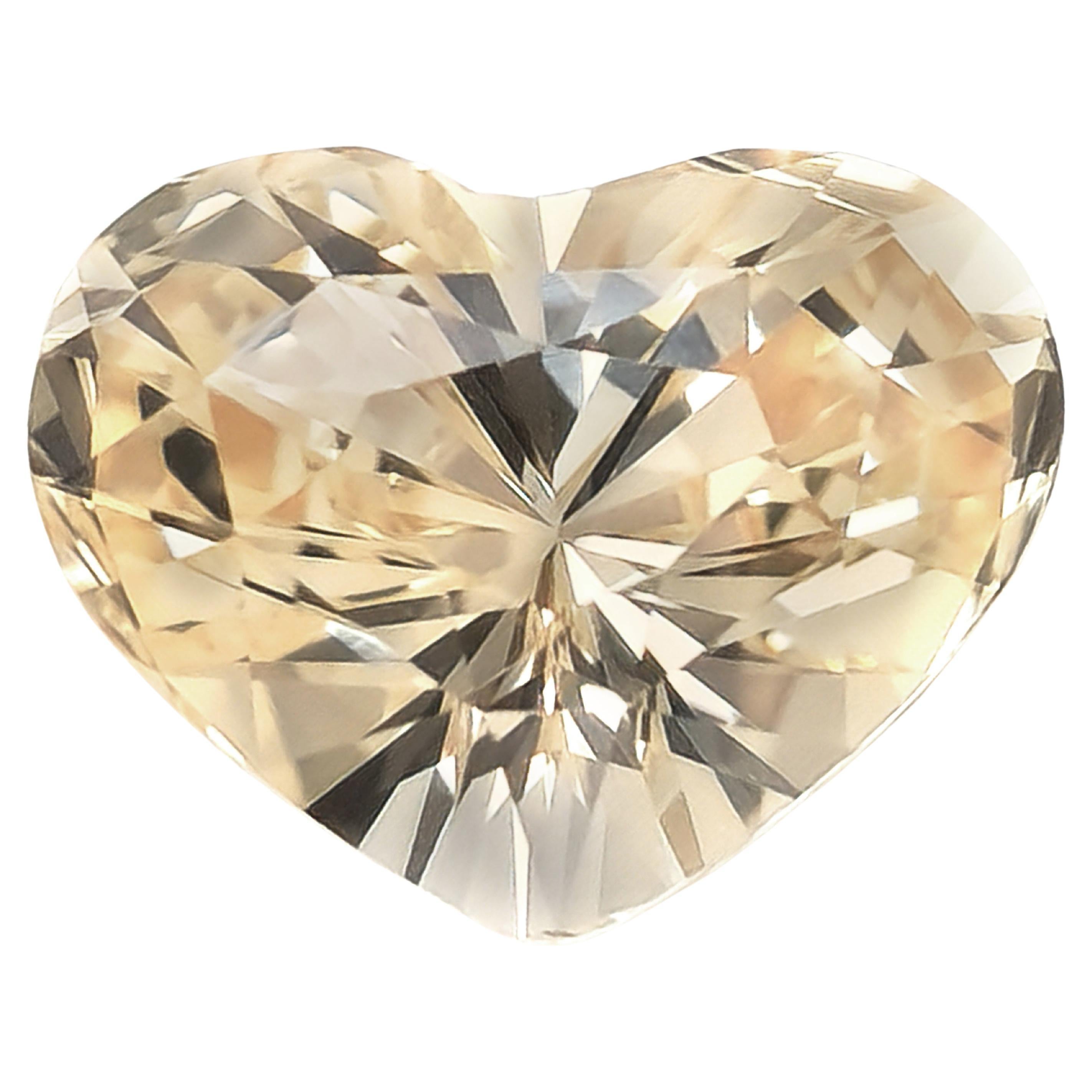 GIA Certified 4.09 Carats Heated Yellow Sapphire  For Sale