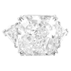 GIA Certified 4.09 Ct. Radiant Cut Diamond Platinum Ring