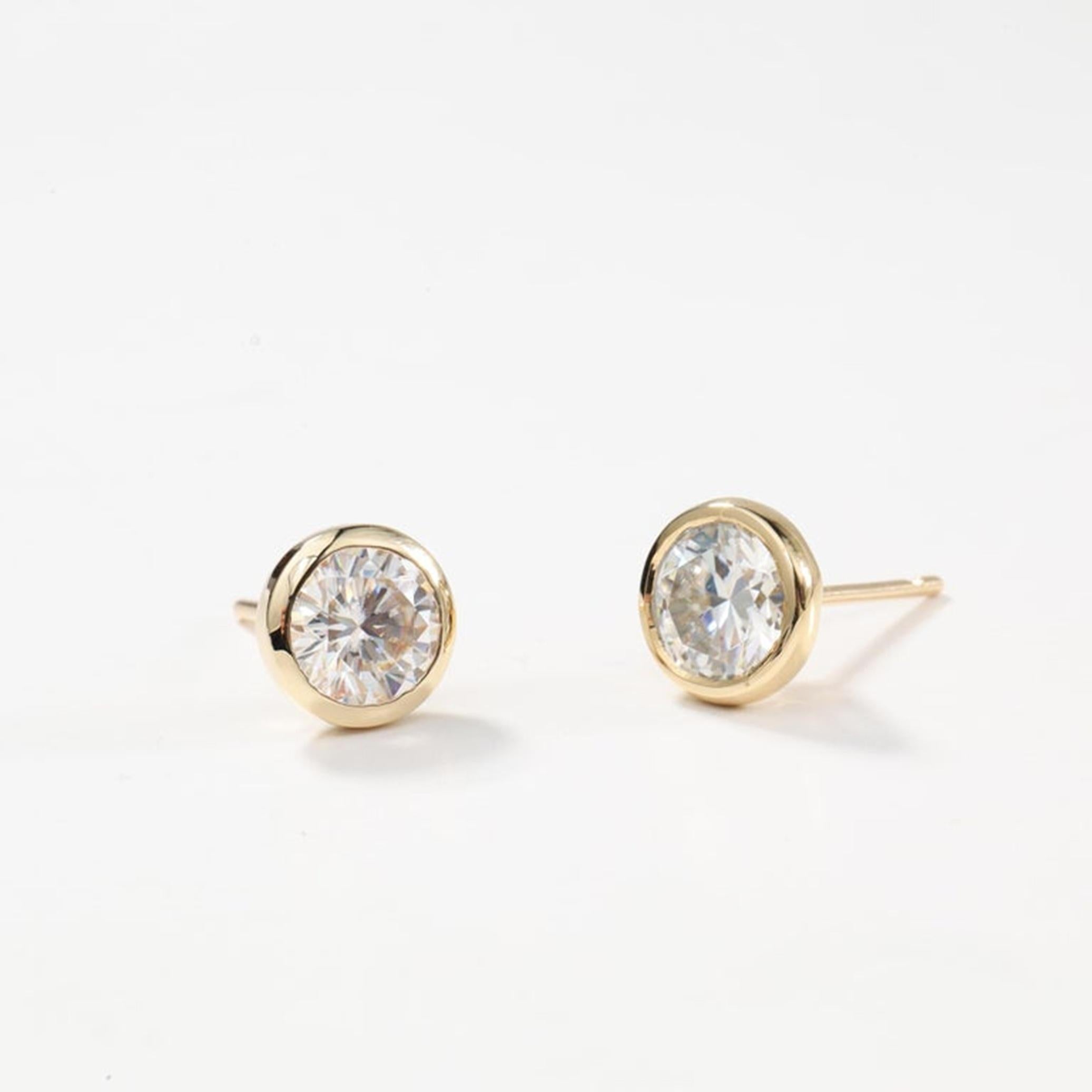 Informe GIA Certificado D IF 4 TCW Pendientes de diamante de corte redondo en venta 3