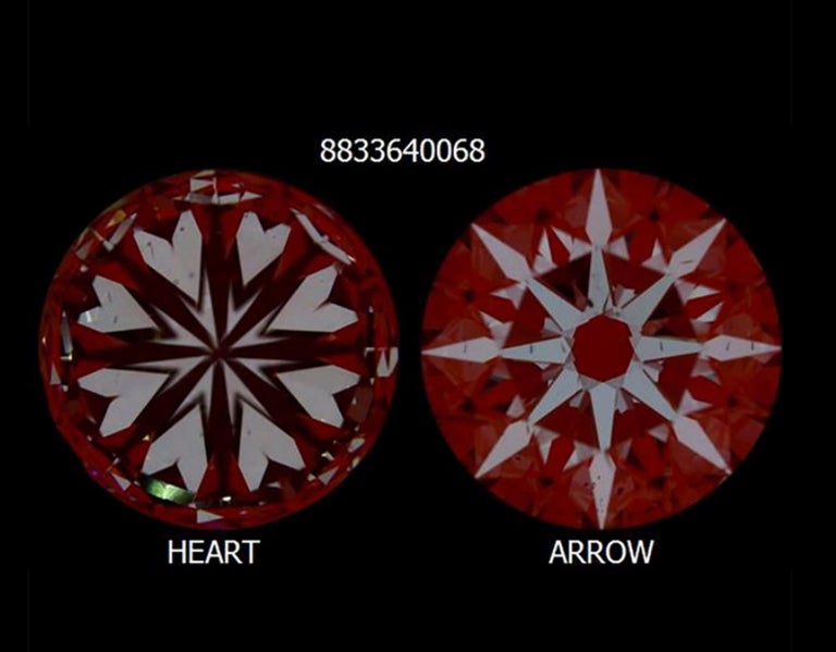 GIA Certified 4.10 Carat Triple Excellent Diamond Ideal Cut Round