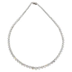 GIA Certified 41.20 Carat Diamond Tennis Necklace