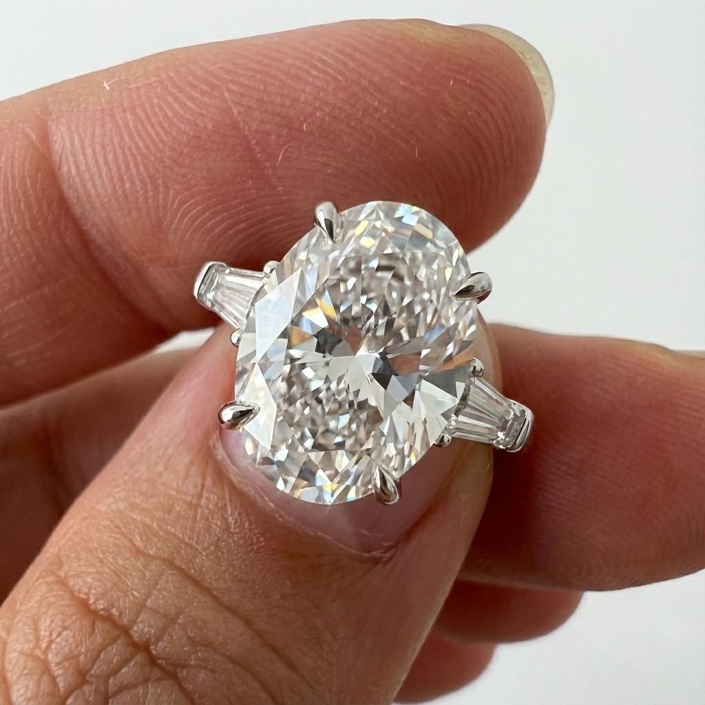 Mettant en valeur un diamant de type Ia certifié par le GIA, cette bague en platine allie sophistication classique et brillance exceptionnelle. Les diamants de type Ia sont admirés pour leur chaleur naturelle et leur feu vif, des caractéristiques