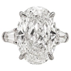 GIA Certified 4.13 Carat Type Ia Diamond Platinum Tapered Baguette Ring