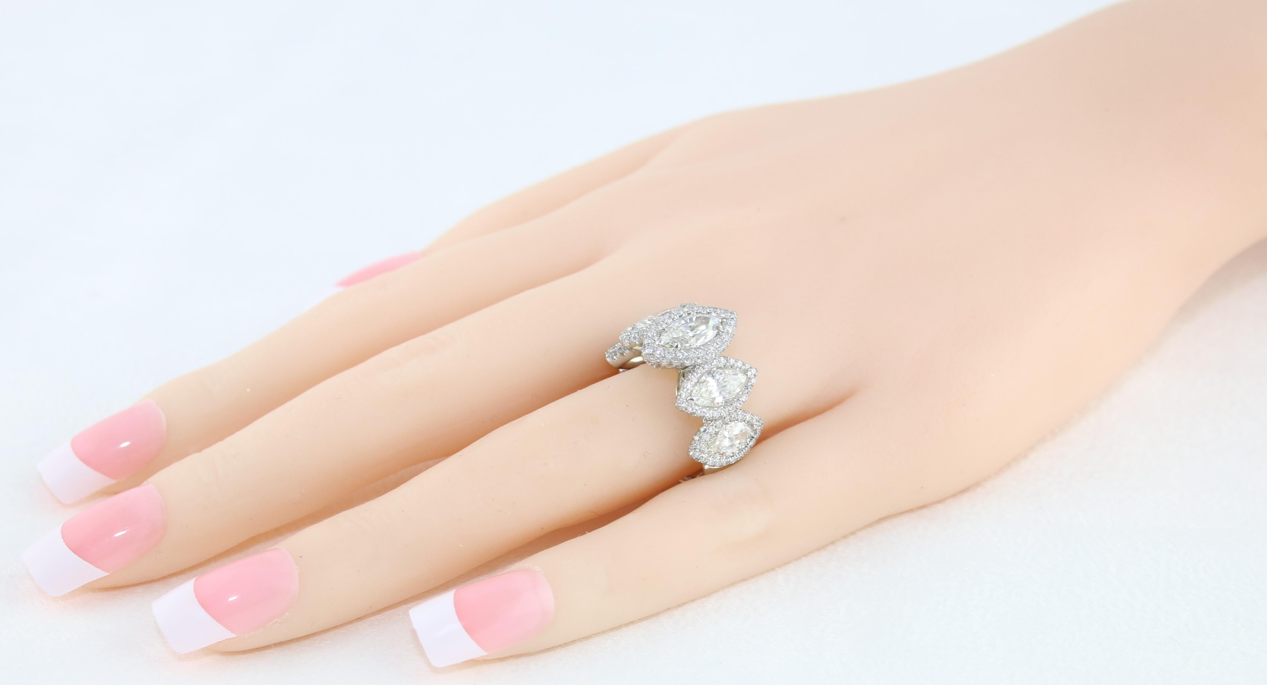 5 marquise diamond ring