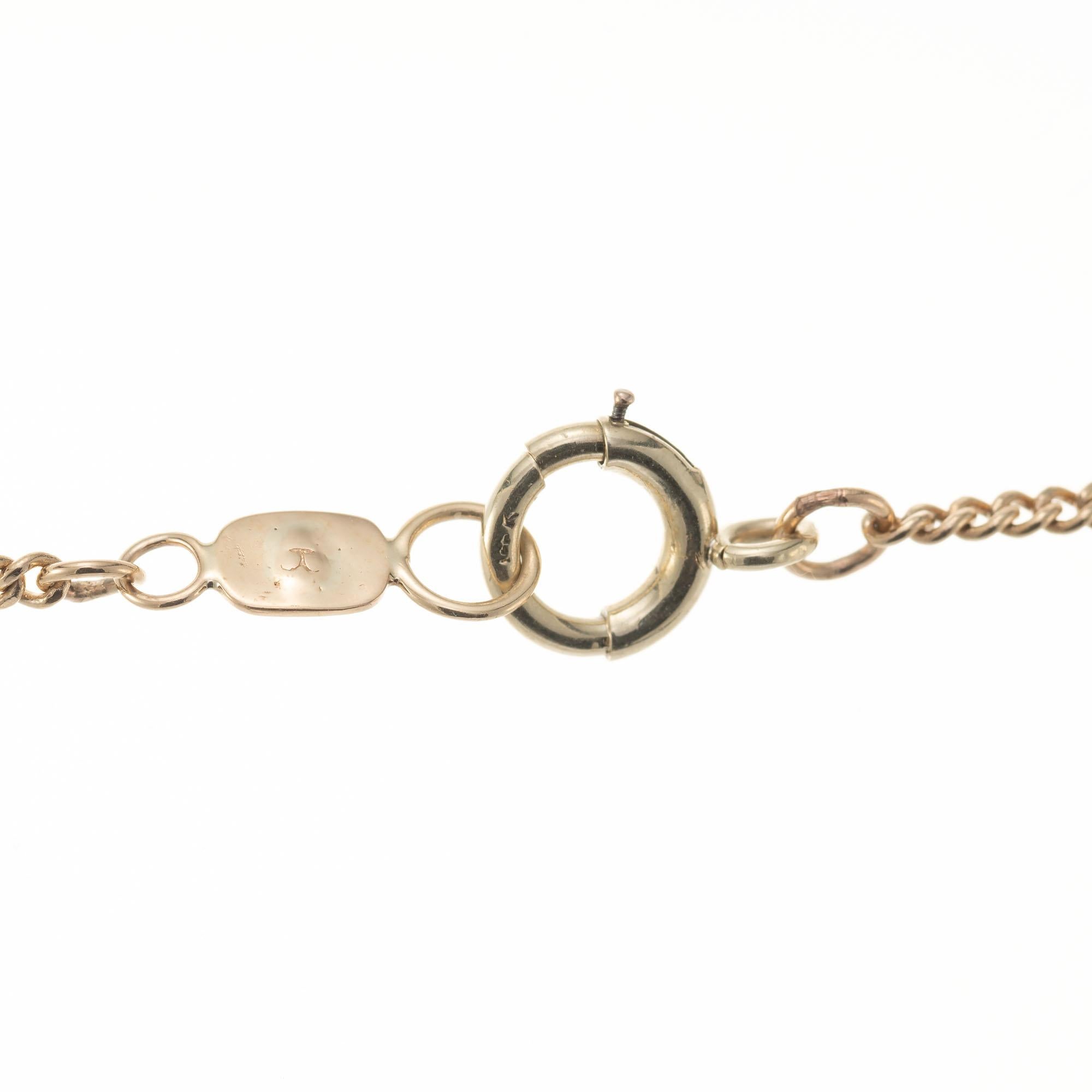Halskette aus Gelbgold mit GIA-zertifizierten 4,25 Karat blauen Saphiren im Angebot 5