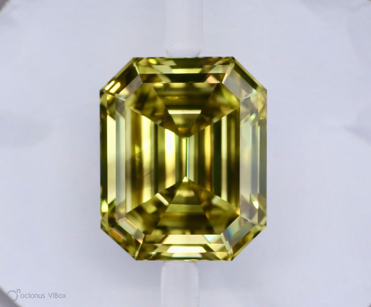 GIA Certified 4.27 Carat Natural Fancy Deep Brownish Greenish Yellow SI1 Diamond In New Condition In JOHANNESBURG, GAUTENG