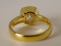 GIA Certified 4.28 Carats Old European Cut Solitaire