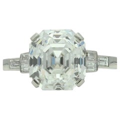 GIA Certified 4.34 Carat Asscher Cut Diamond