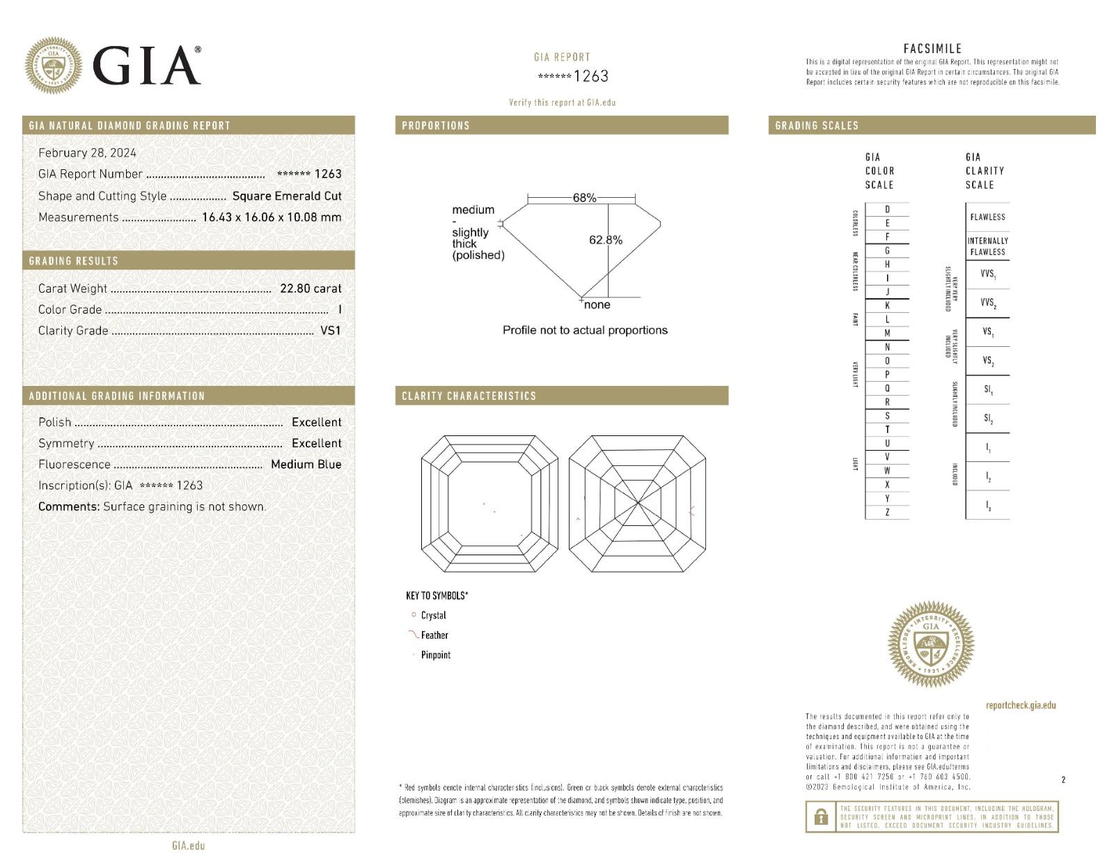 GIA Certified 44 Carat Asscher Cut Shape Diamond Studs In New Condition For Sale In Chicago, IL