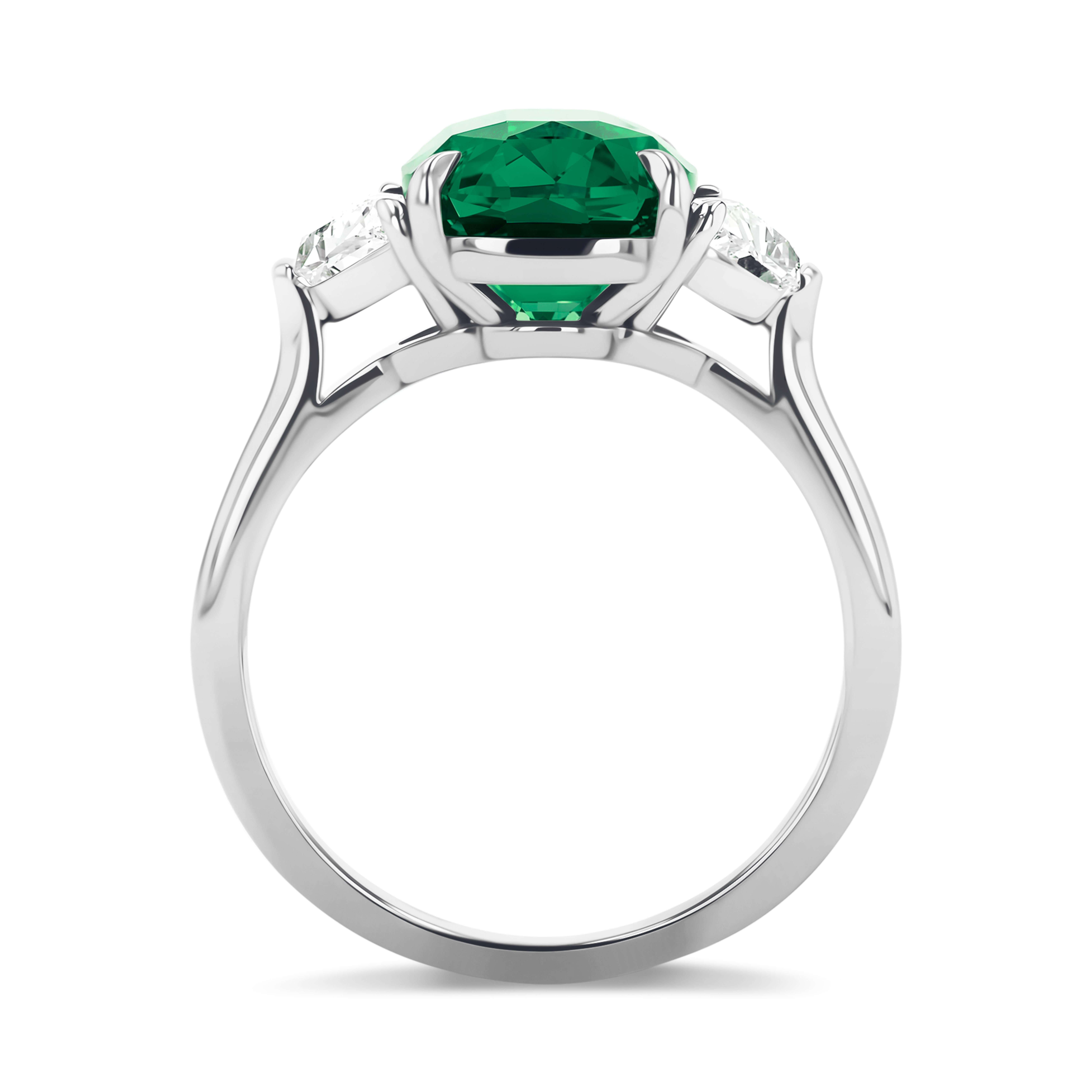 GRS Certified 4.44 Ct. Vivid Green Untreated Emerald Ring in Platinum

A rare and refined treasure — this 4.44-carat vivid green emerald is GRS certified with no clarity enhancement, placing it among the most sought-after emeralds in the world.

💚
