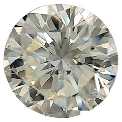 Diamante naturale rotondo brillante certificato GIA da 4,47 carati, O-P, VVS2