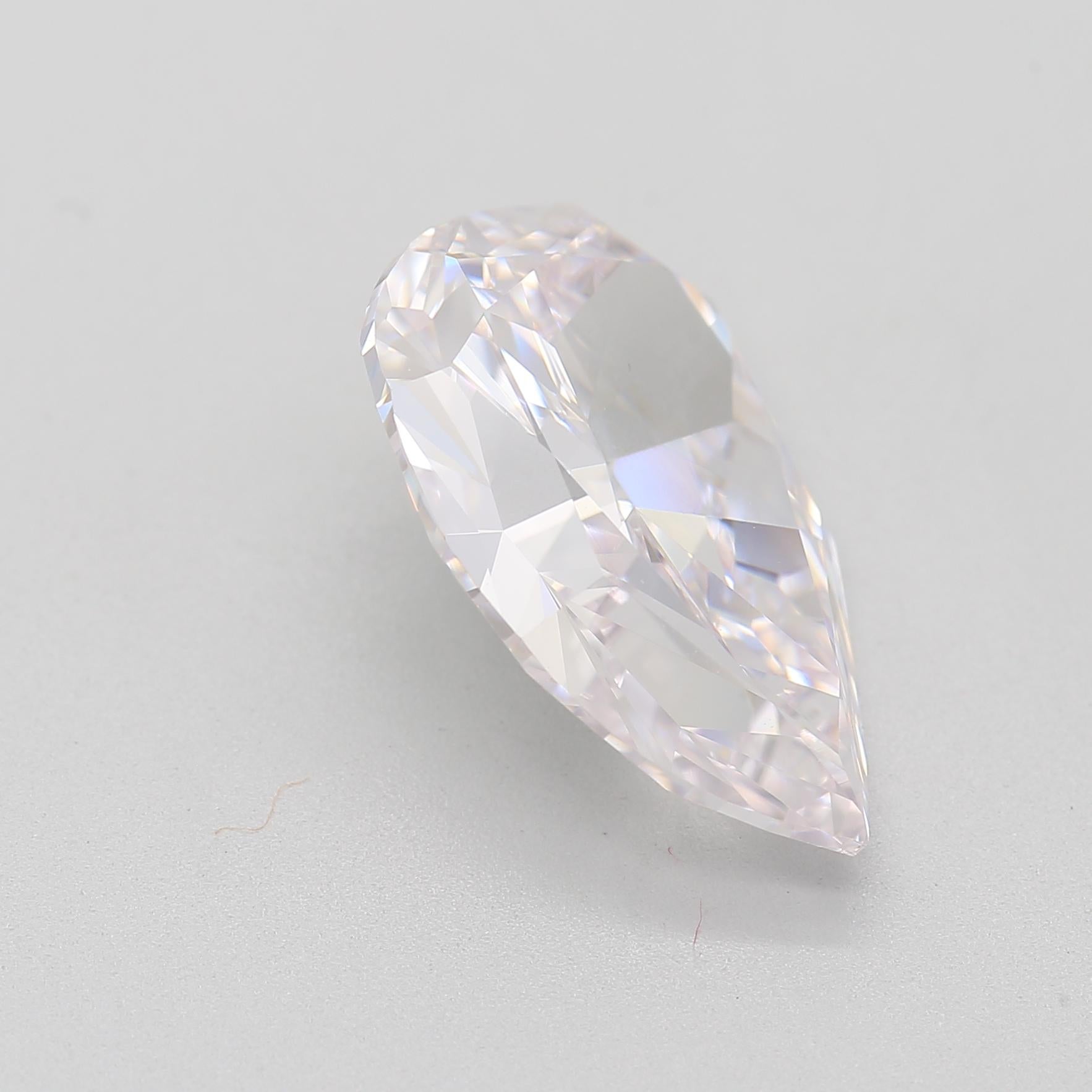 Women's or Men's GIA Certified 4.49 Carat Faint Pink VVS1 Clarity Diamond For Sale