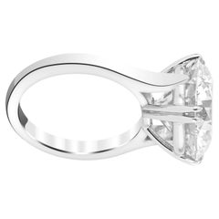 GIA Certified 4.51 Carat Round Cut Diamond Solitaire Ring