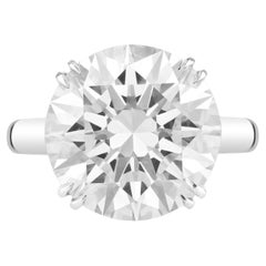 GIA Certified 4.51 Carat Round Cut Diamond Solitaire Ring