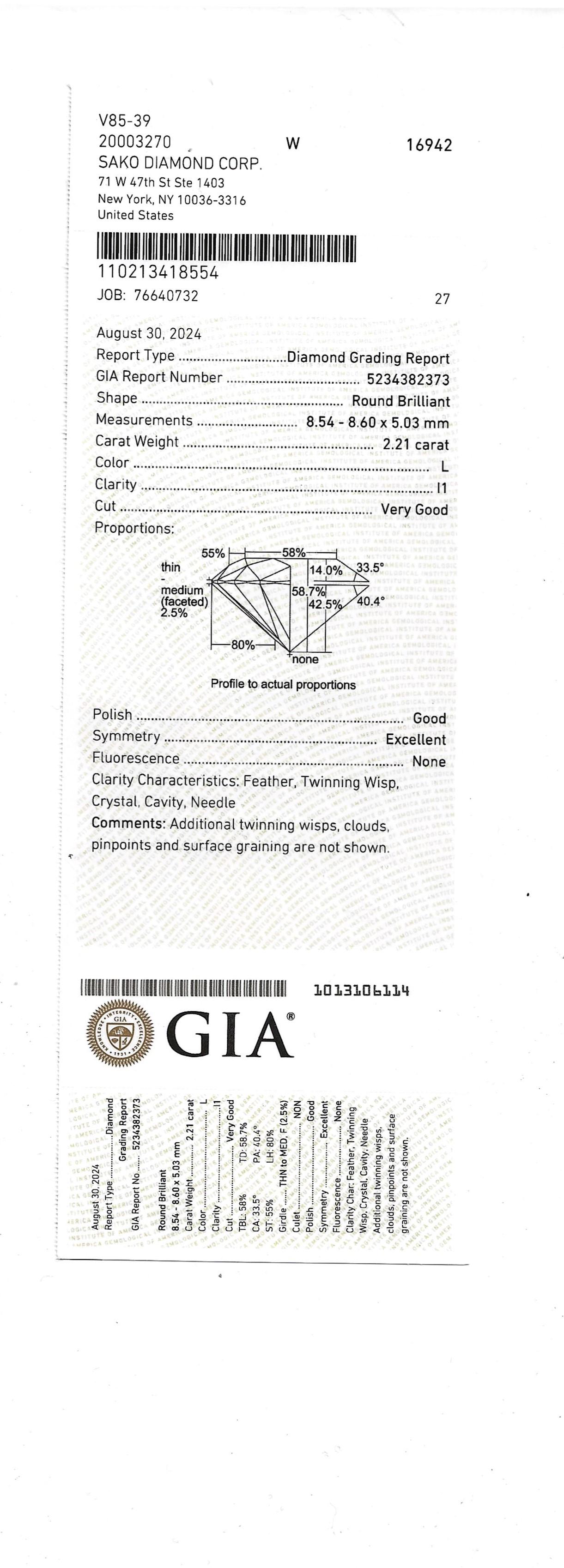 GIA Certified 4.51 Carat Total Round Diamond Solitaire 18 Karat Stud Earrings For Sale 4
