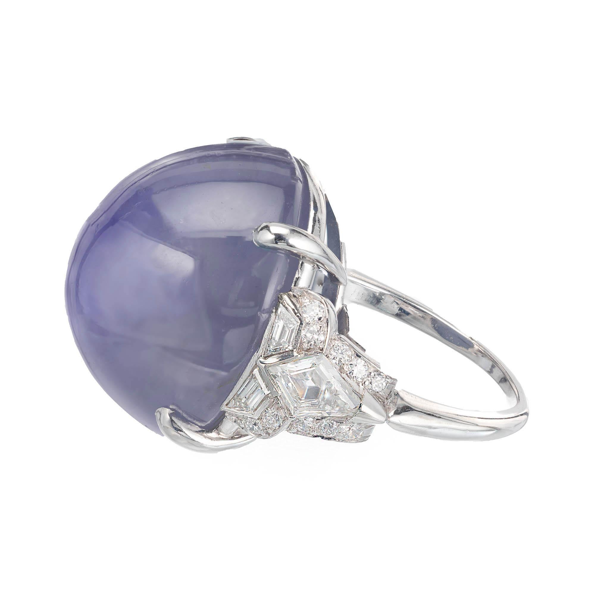 double star sapphire ring