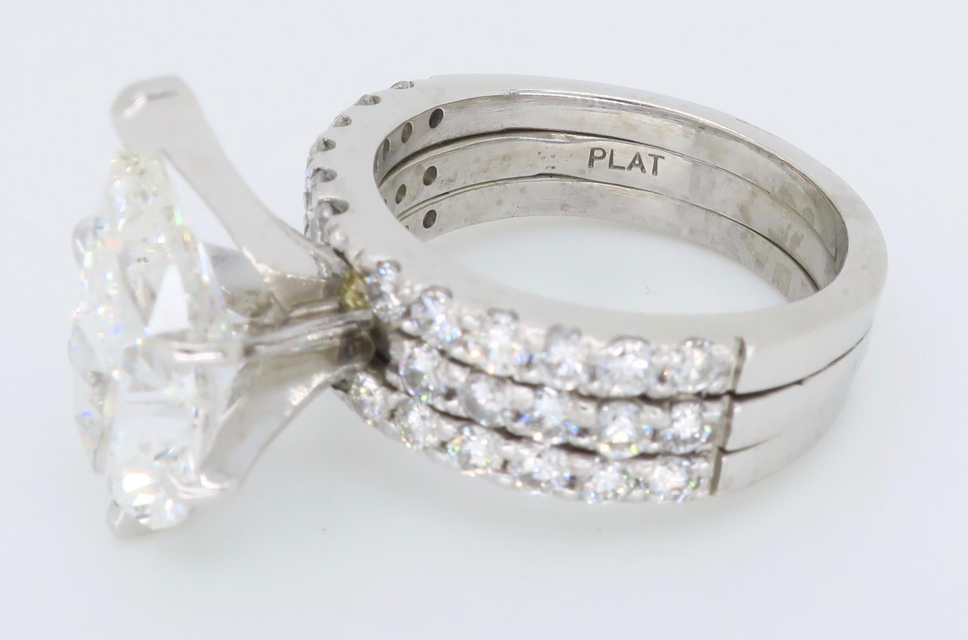 Anello di fidanzamento con diamante certificato GIA da 4.55 carati 9