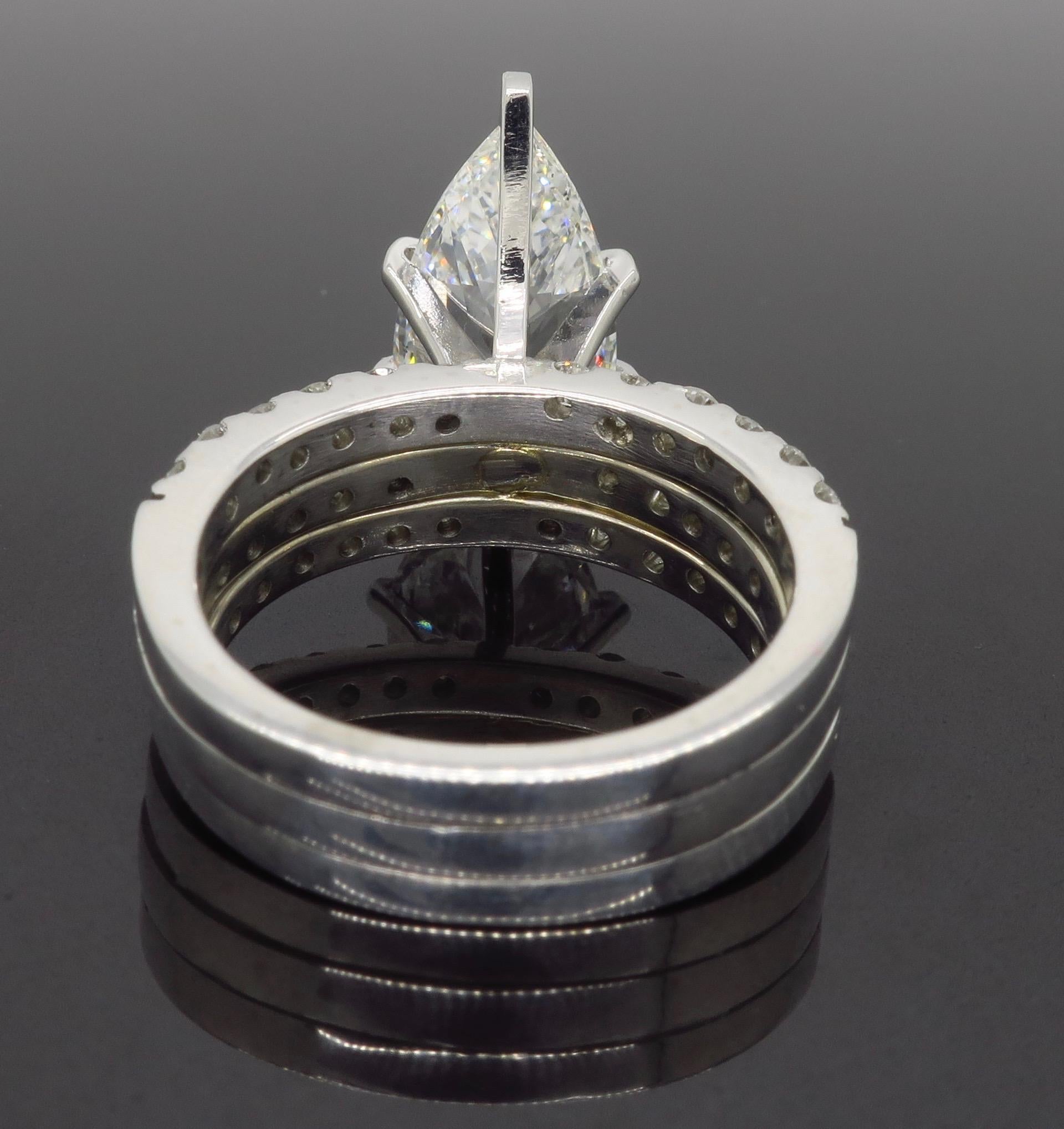 Anello di fidanzamento con diamante certificato GIA da 4.55 carati 1