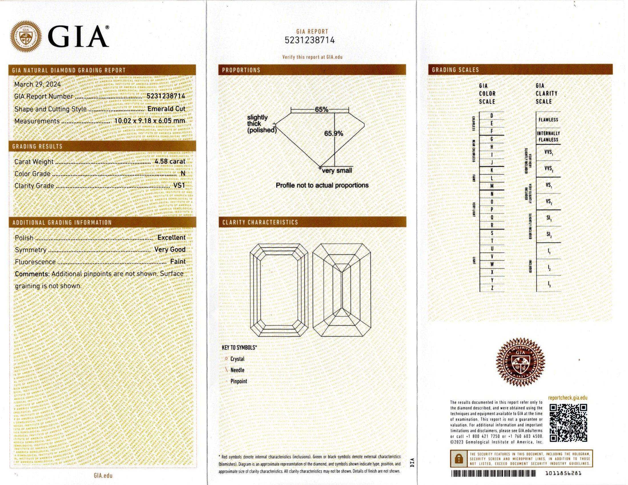 GIA-zertifizierte Diamantohrringe mit 4,58 und 5,05 Karat im Angebot 5