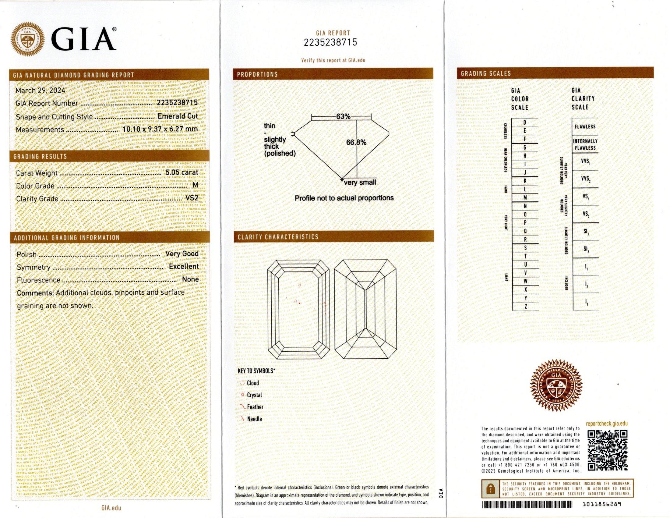 GIA-zertifizierte Diamantohrringe mit 4,58 und 5,05 Karat im Angebot 6