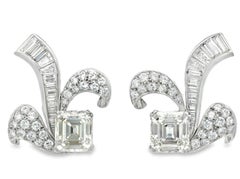 Pendientes de diamantes de 4,58 y 5,05 quilates certificados por GIA