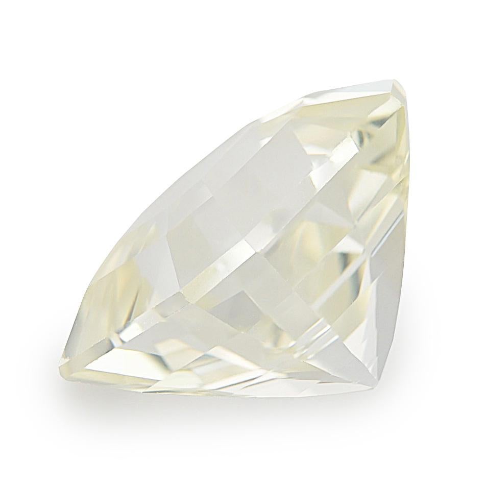 GIA Certified 4.60 Carats Unheated White Sapphire In New Condition For Sale In Los Angeles, CA