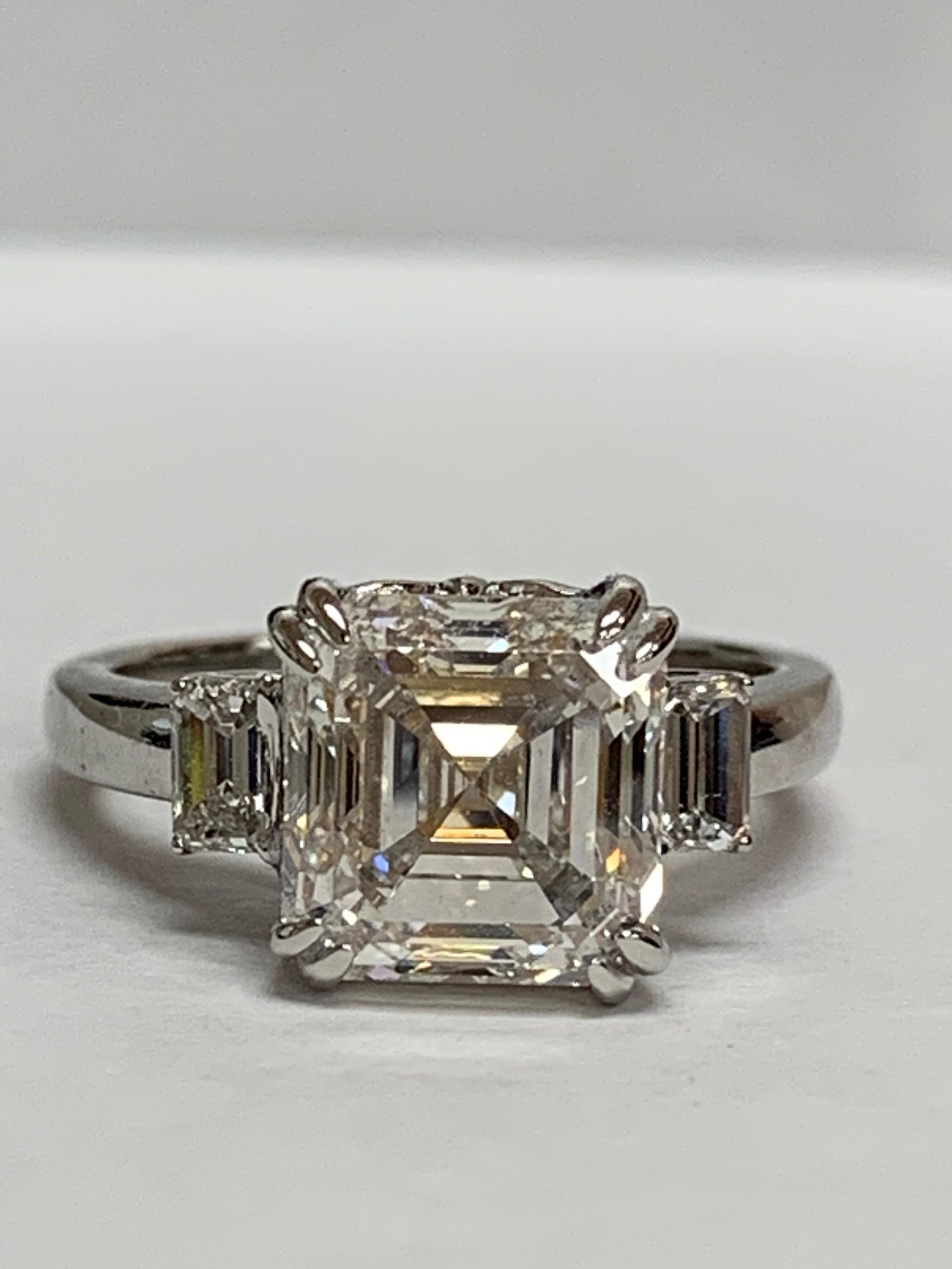 GIA Certified 4.69 Carat Diamond Ring 6