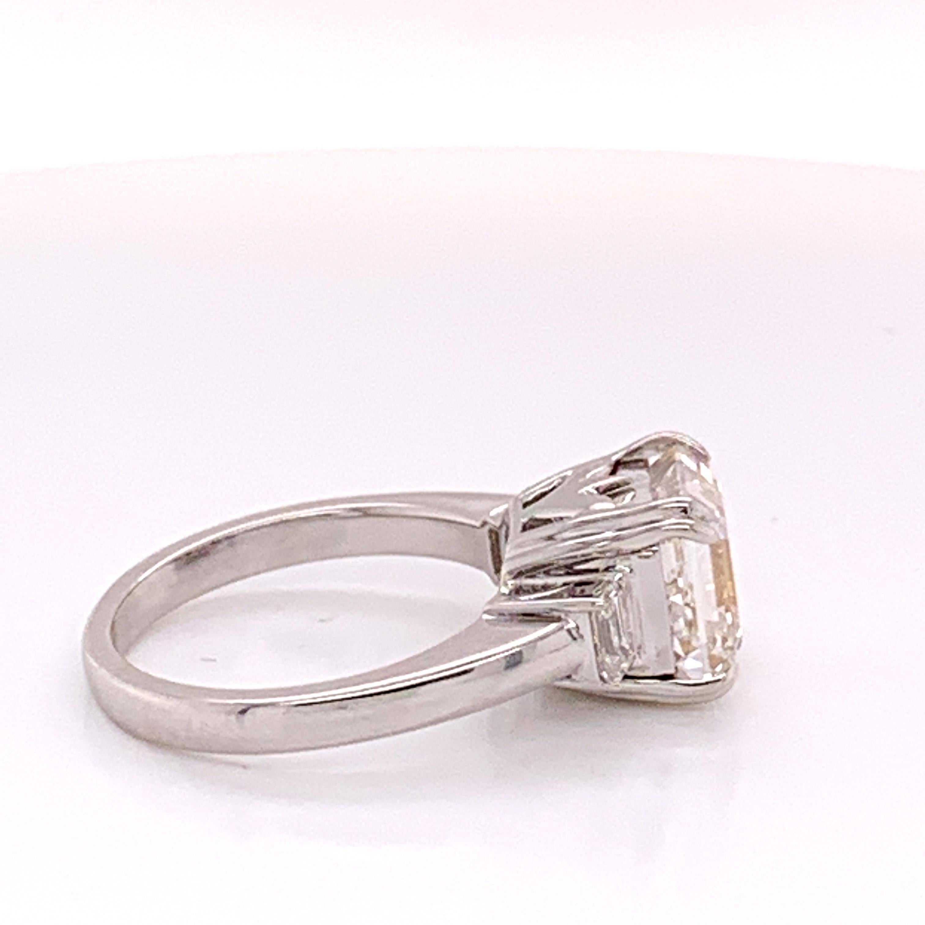 GIA Certified 4.69 Carat Diamond Ring 1