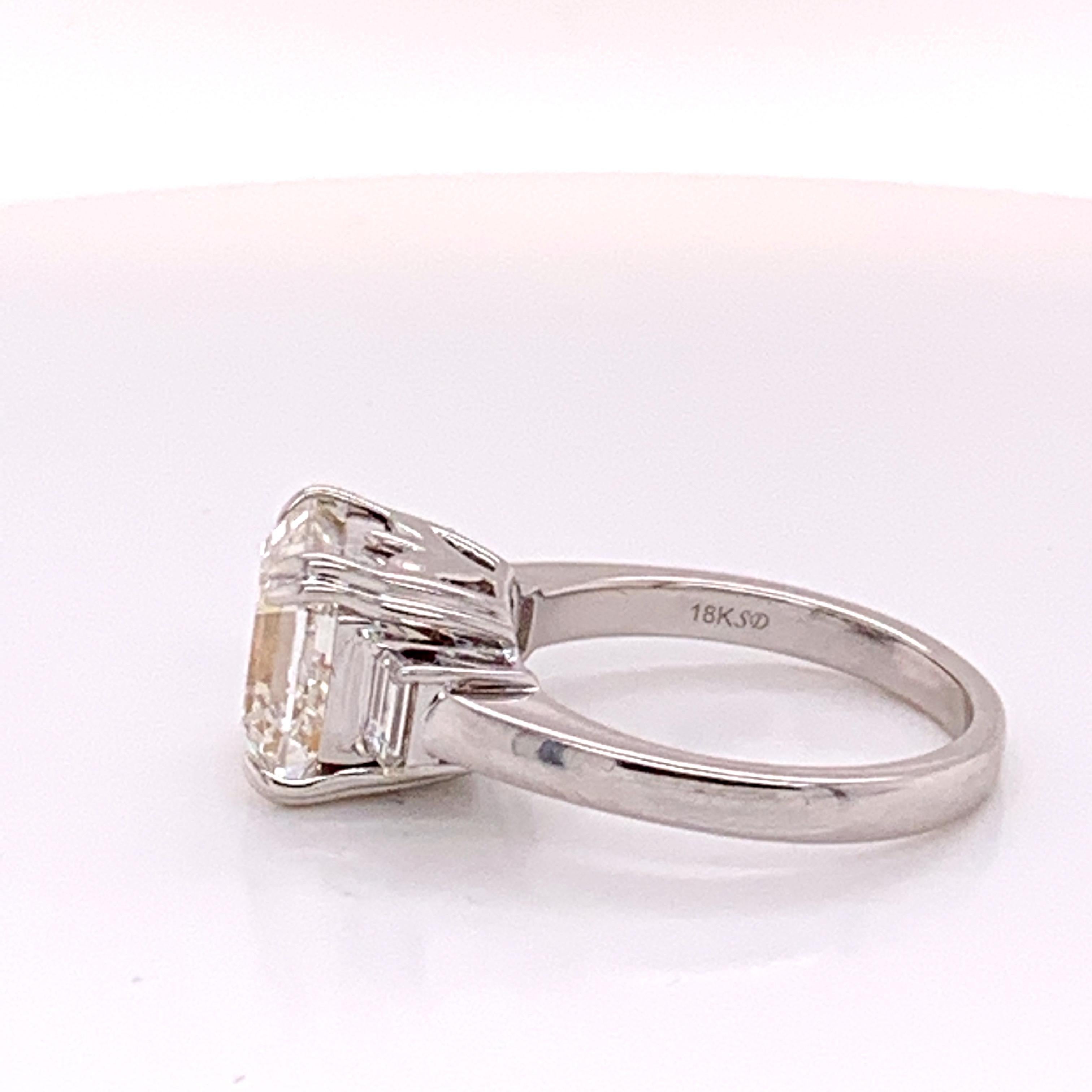 GIA Certified 4.69 Carat Diamond Ring 3