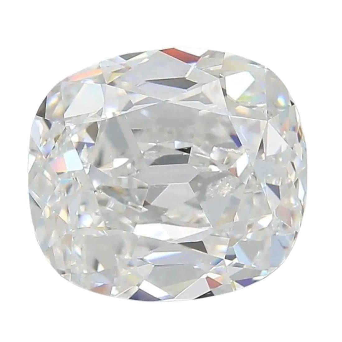GIA Certified 4.69 Carat Old Mine Cut Diamond Engagement Ring
100% eye clean